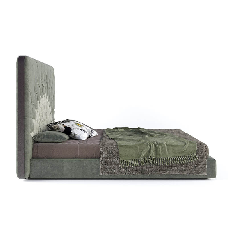 Upholstered king size bed online