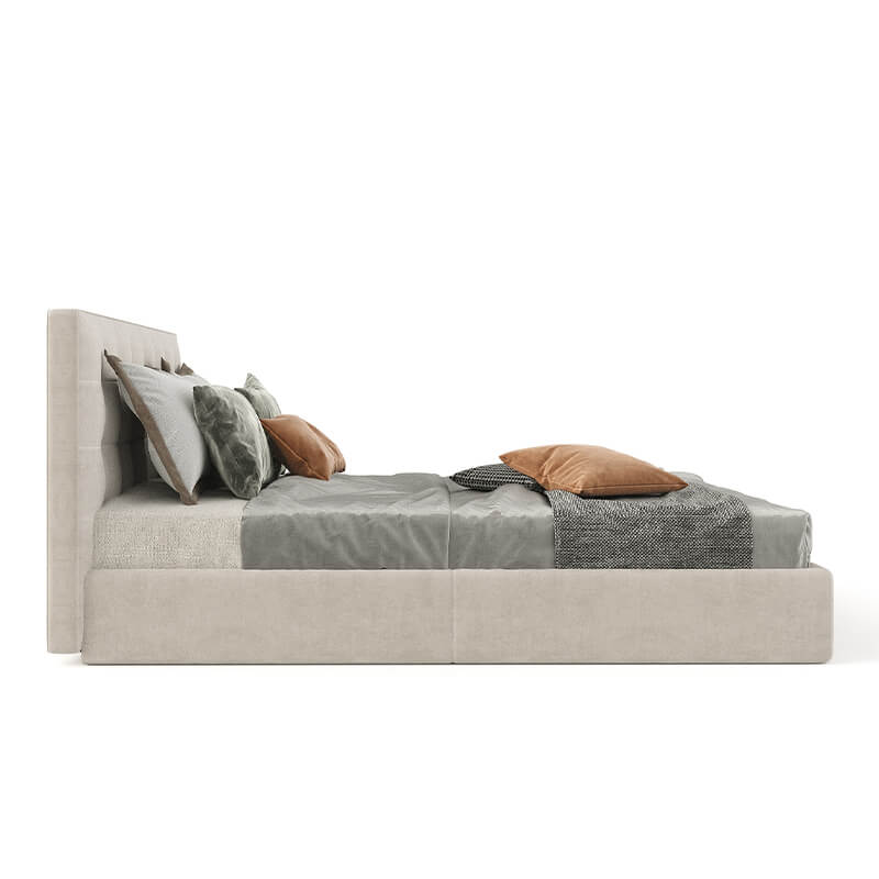 Upholstered king size bed online