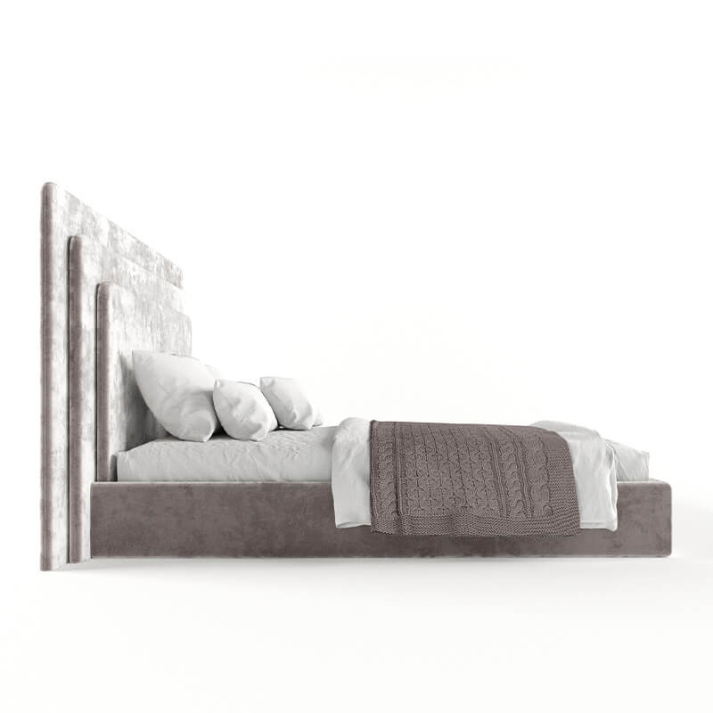 Upholstered king size bed online