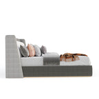 Upholstered king size bed online