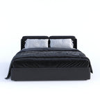 Upholstered king size bed online
