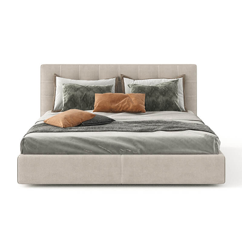 Upholstered king size bed online