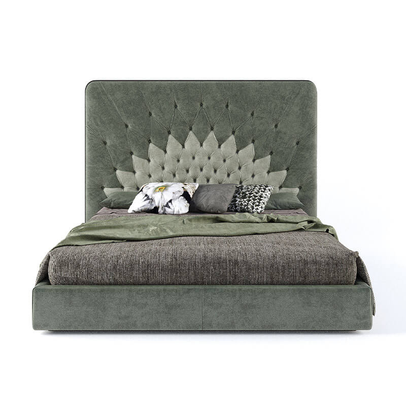 Upholstered king size bed online
