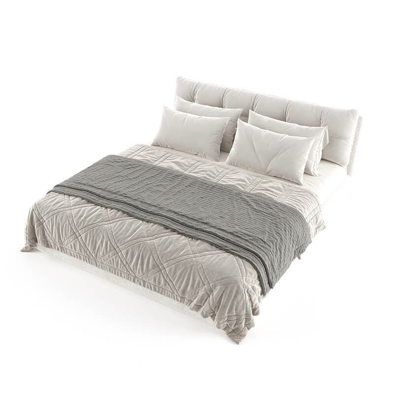 Upholstered king size bed online