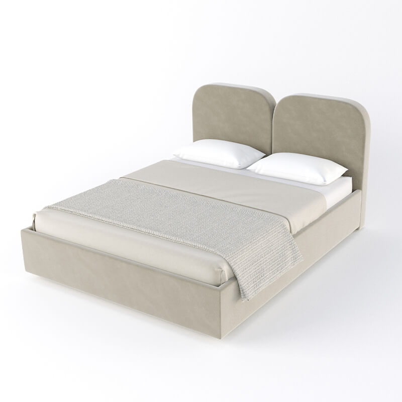 Upholstered king size bed online