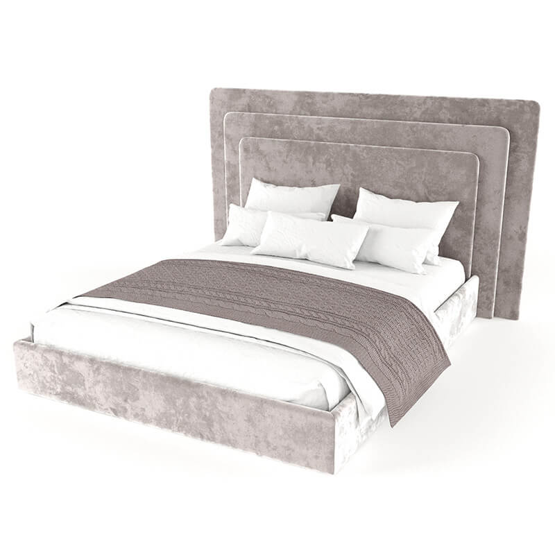 Upholstered king size bed online