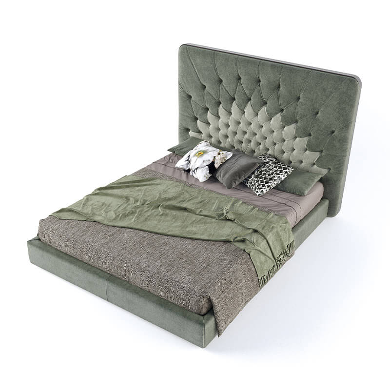 Upholstered king size bed online