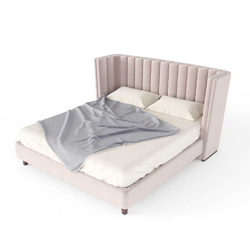 Upholstered king size bed online