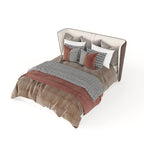 Upholstered king size bed online