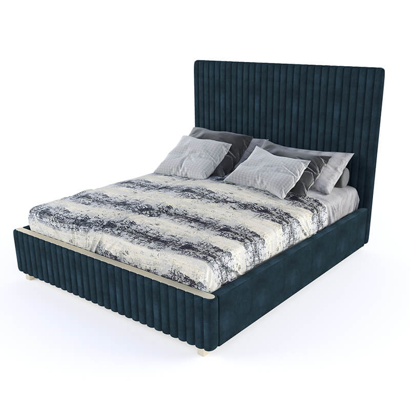 Upholstered king size bed online