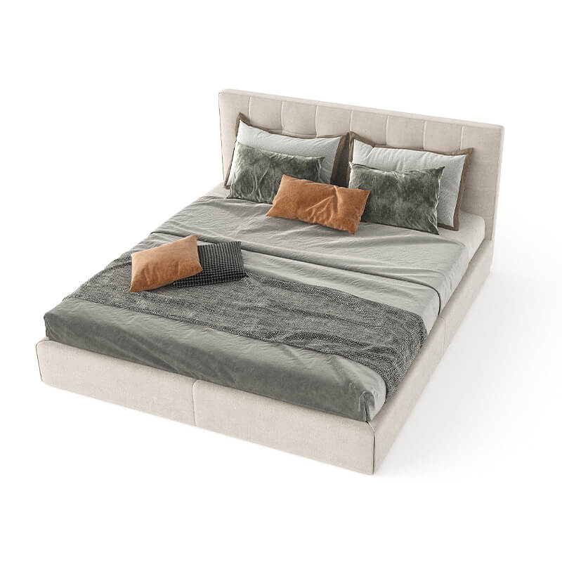 Upholstered king size bed online