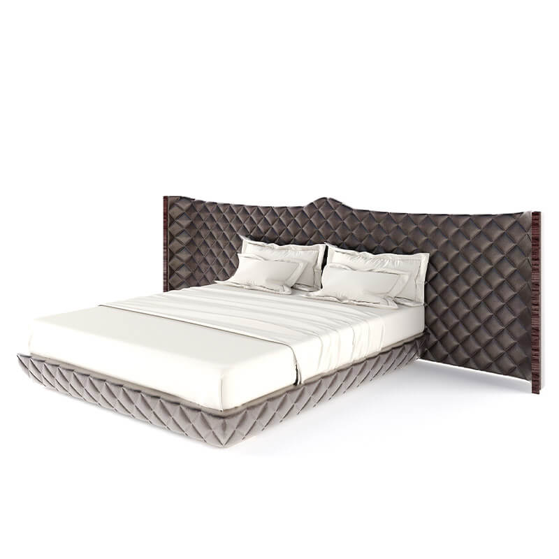 Upholstered king size bed online